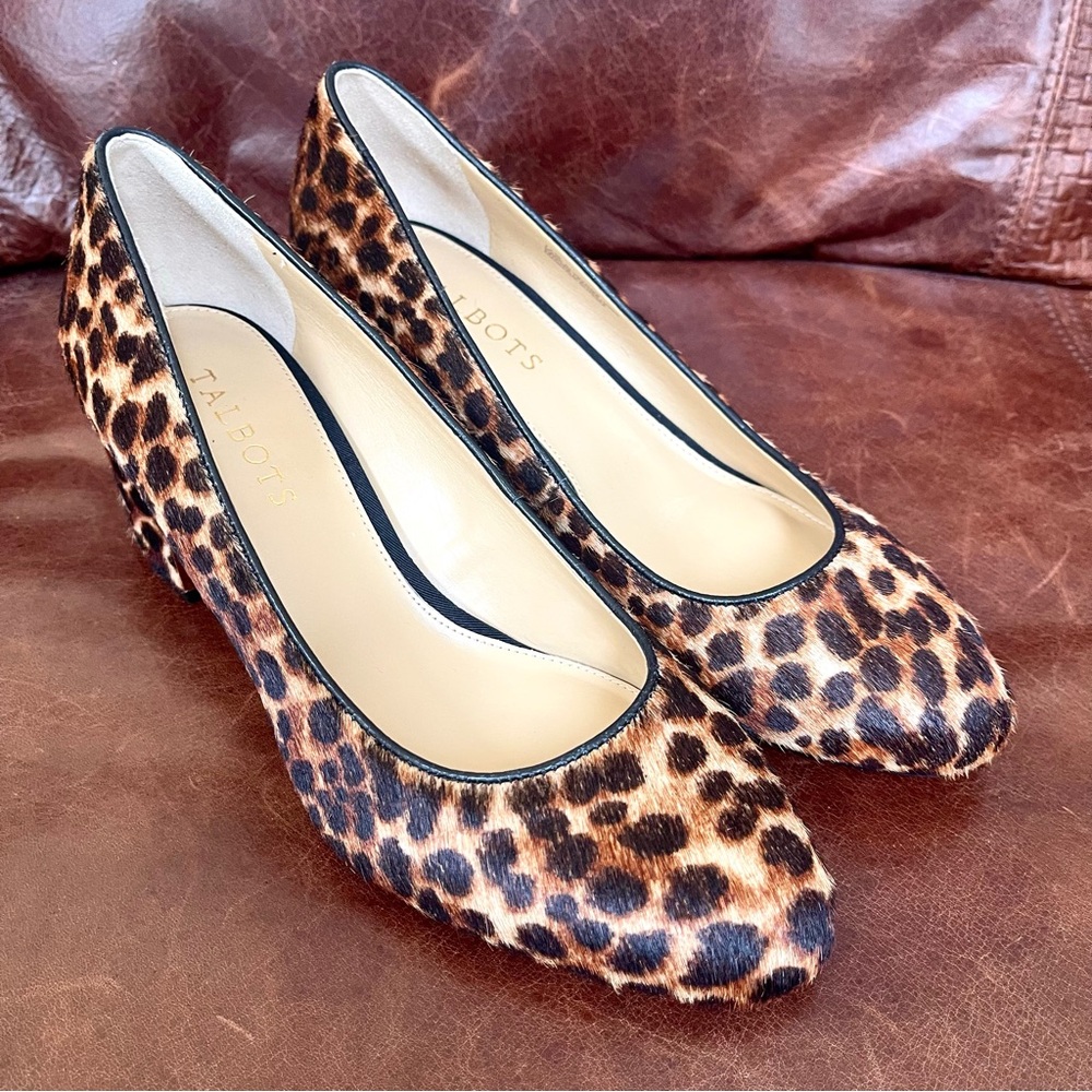 Talbots Genuine Leather & Block Heel Pumps Size 7.5 - Picture 3 of 13